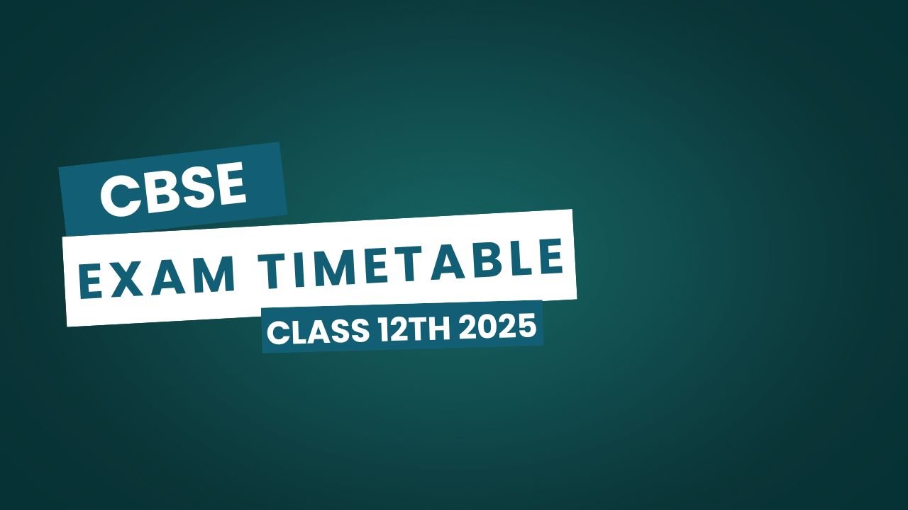 CBSE Class 10th Board Exam Timetable